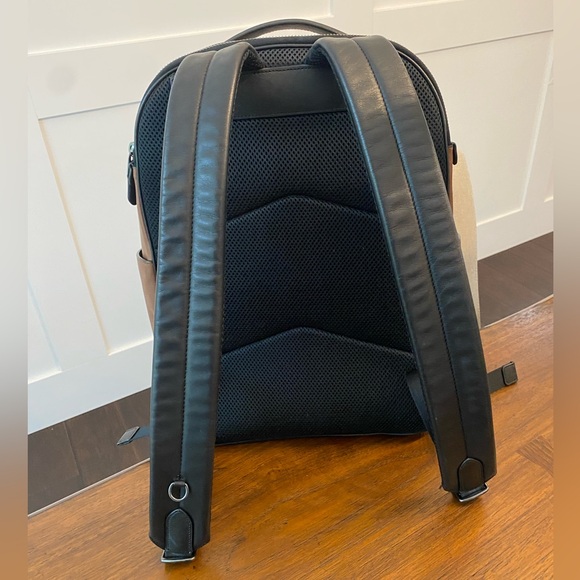 Coach Leather Graham Backpack in Saddle - Picture 3 of 12